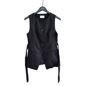 DISSH Alessia Linen Vest in Black